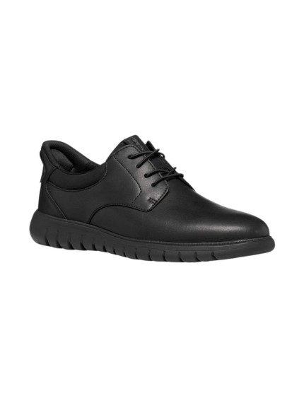 zapatos blucher geox u664ja NEGRO