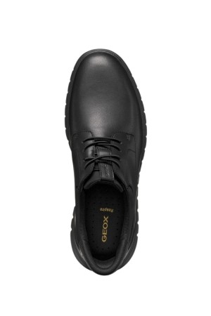 zapatos blucher geox u664ja NEGRO