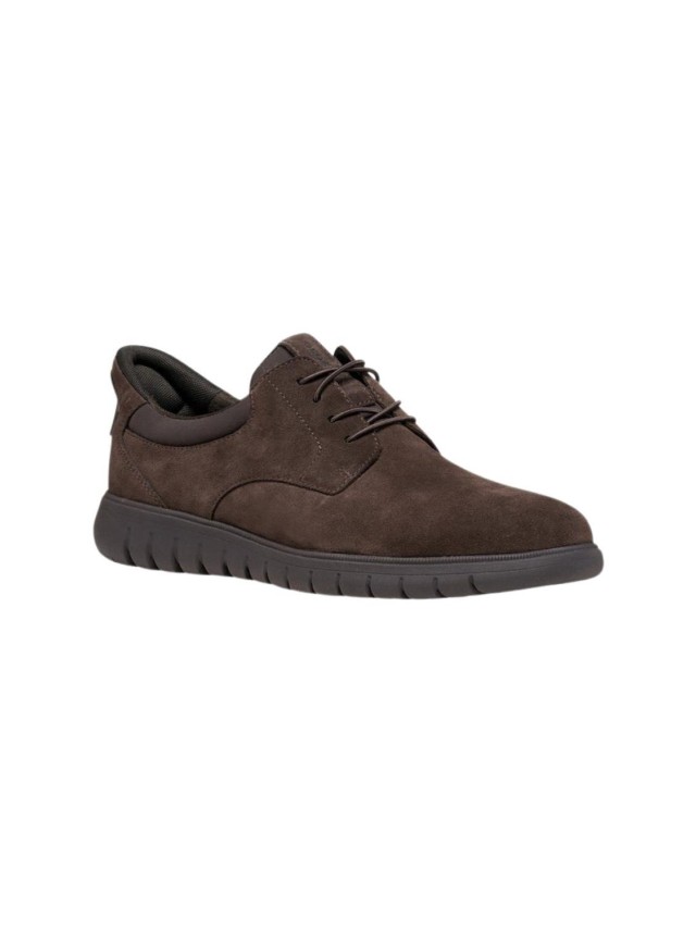 zapatos blucher geox u664ja MARRON...