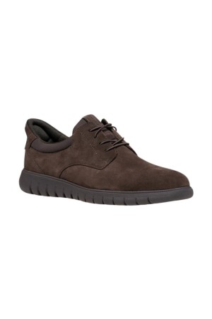 zapatos blucher geox u664ja MARRON OSCURO