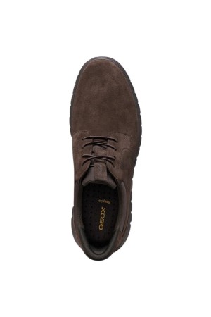 zapatos blucher geox u664ja MARRON OSCURO