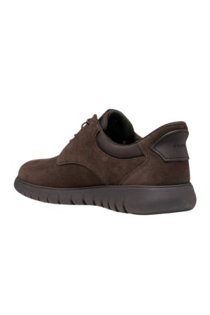 zapatos blucher geox u664ja MARRON OSCURO