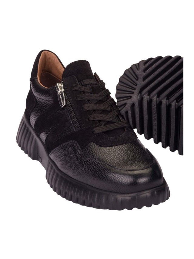 zapatos sport wonders flexfly negro...