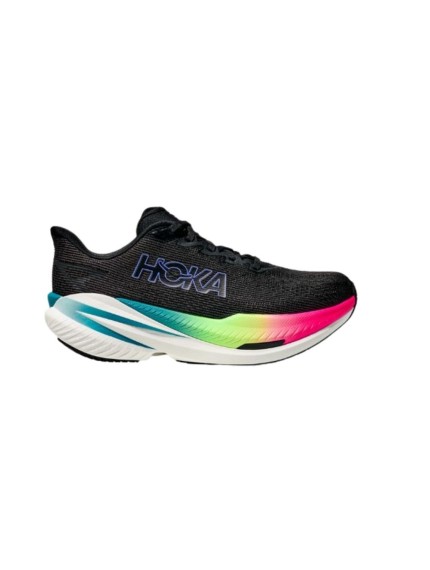 Deportivos Hoka Hombre Negro Neón Mach X 3 1168720BNN 2