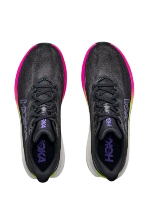 Deportivos Hoka Hombre Negro Neón Mach X 3 1168720BNN