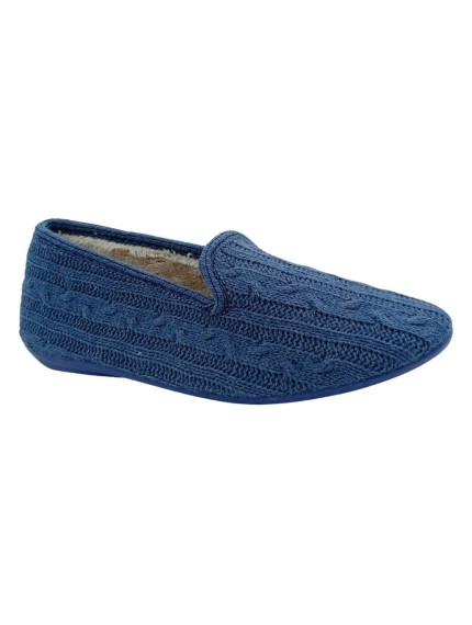 Zapatillas Norteñas Mujer Jeans Copete Lana Trenzas 49-980