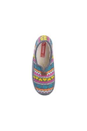 Zapatillas de casa Norteñas Mujer Gris Abotinada Lana Bruma 50-323