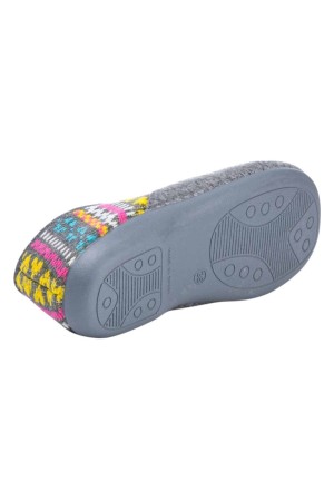 Zapatillas de casa Norteñas Mujer Gris Abotinada Lana Bruma 50-323