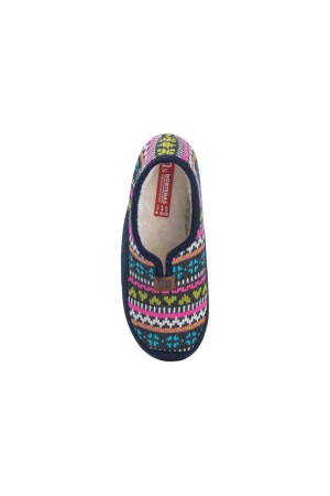 Zapatillas de casa Norteñas Mujer Marino Abotinada Lana Bruma 50-323