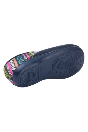 Zapatillas de casa Norteñas Mujer Marino Abotinada Lana Bruma 50-323