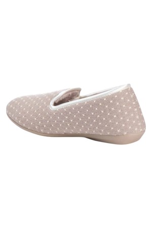 Zapatillas Norteñas Mujer Beige Copete Lullabee 5-980