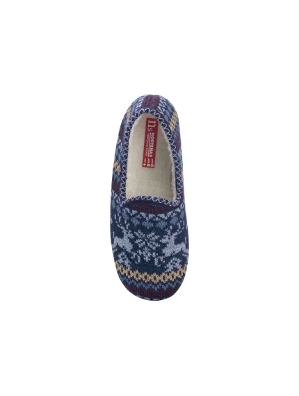 Zapatillas Norteñas Marino Copete Lana Ciervo 52-440 2