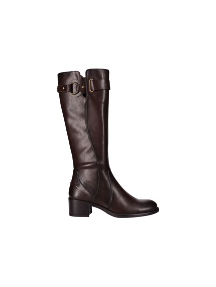 Botas CHIKA10 Señora Marrón Tacón Medio BAIDEN17
