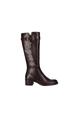 Botas CHIKA10 Señora Marrón Tacón Medio BAIDEN17