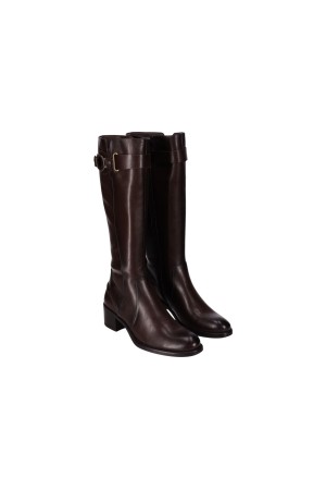 Botas CHIKA10 Señora Marrón Tacón Medio BAIDEN17