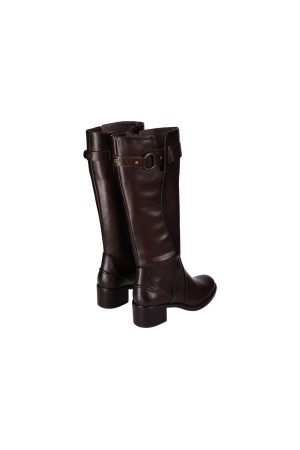 Botas CHIKA10 Señora Marrón Tacón Medio BAIDEN17