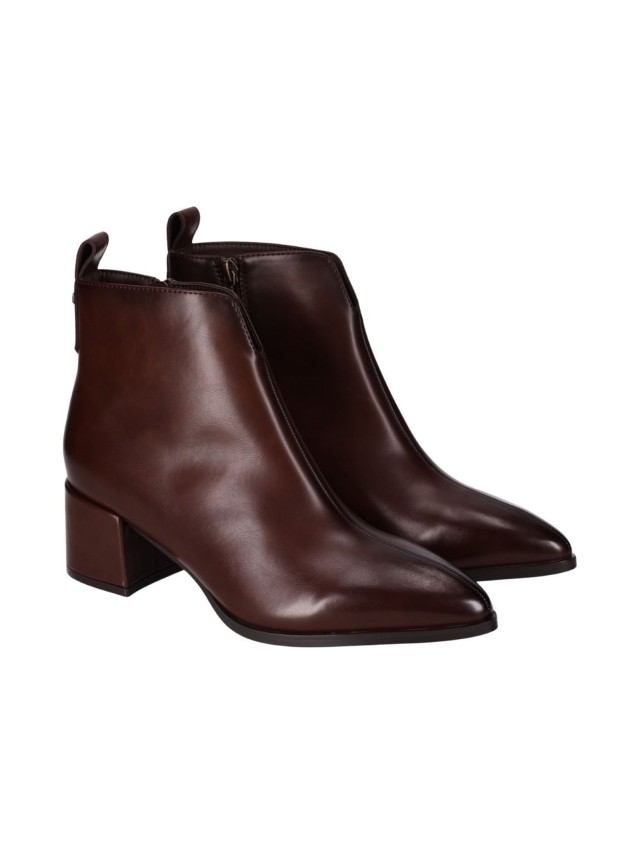 Botines CHIKA10 Mujer Marrón Tacón...