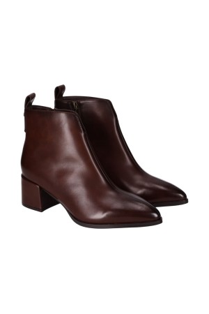 Botines CHIKA10 Mujer Marrón Tacón Medio ESPINO02