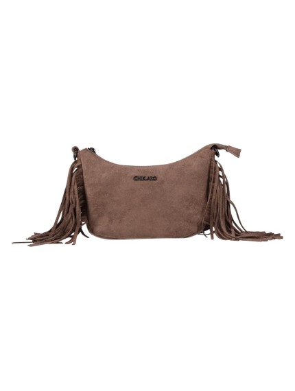 Bolso CHIKA10 Unisex Taupe Flecos Indí 01 INDI01