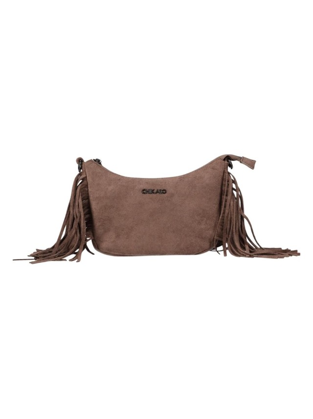 Bolso CHIKA10 Unisex Taupe Flecos...