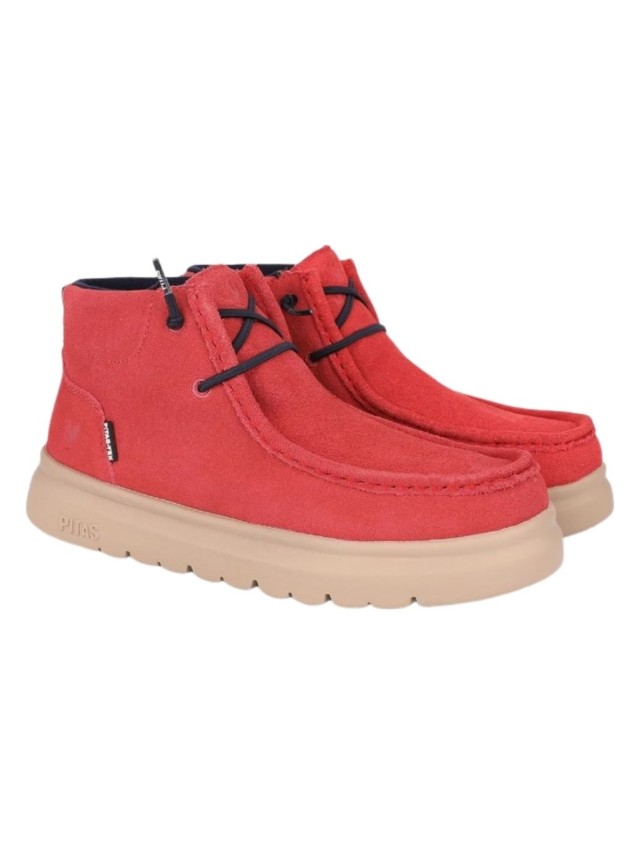 Botas Walk In Pitas Mujer Rojo PARIS