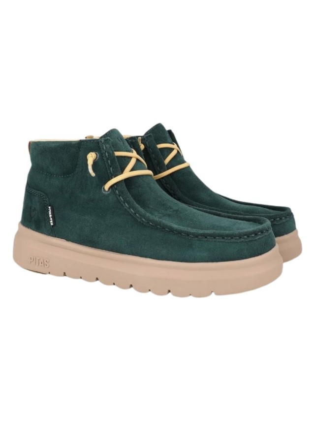 Botas Walk In Pitas Mujer Verde...