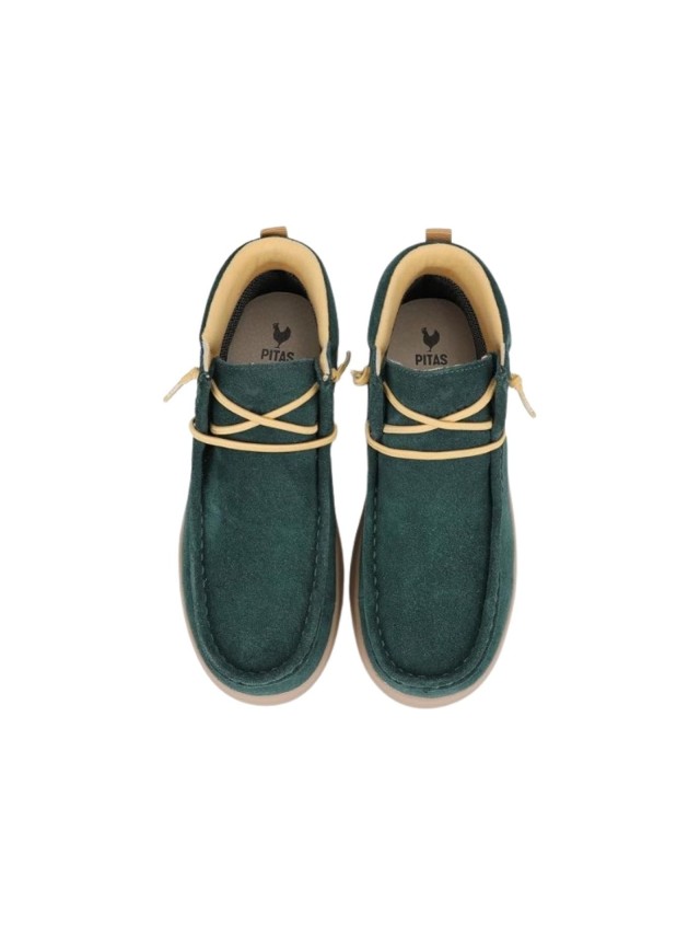 Botas Walk In Pitas Mujer Verde...