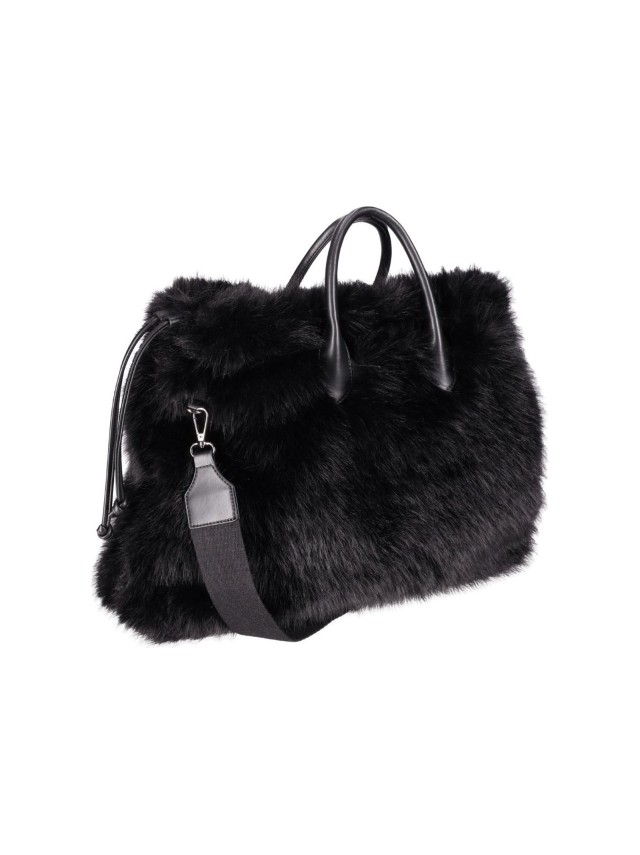 Bolso de Pelo Chika10 Negro PERSA02