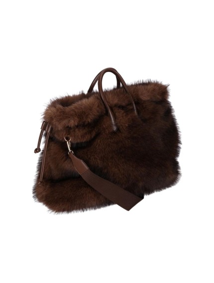 Bolso tote Chika10 Marrón Efecto Pelo PERSA02 2