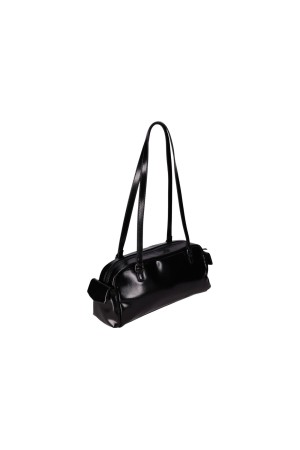 Bolso de Hombro Chika10 Negro Charol Linda LINDA01