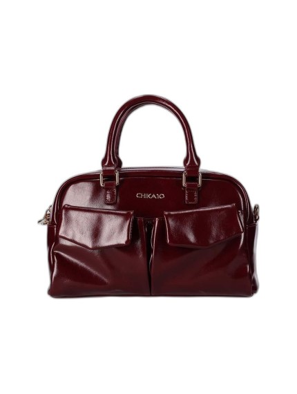 Bolso de mano Chika10 Burdeos Charol Linda 02 LINDA02