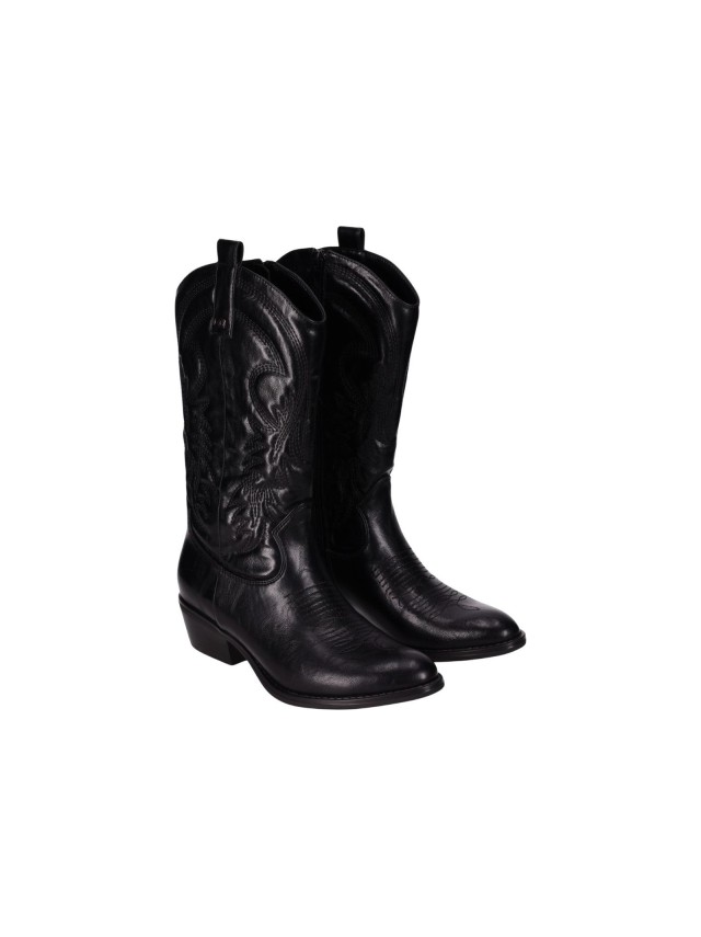 Botas Chika10 Señora Negro Iskia 04...