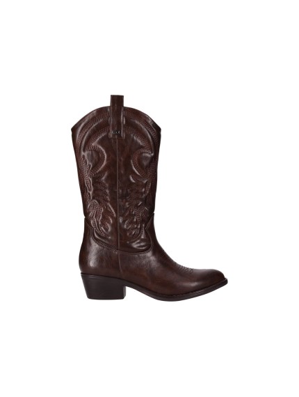 Botas CHIKA10 Mujer Marrón Estilo Cowboy ISKIA04