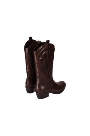 Botas CHIKA10 Mujer Marrón Estilo Cowboy ISKIA04