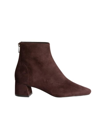 BOTIN TACON CUADRADO CORINA MARRON OSCURO