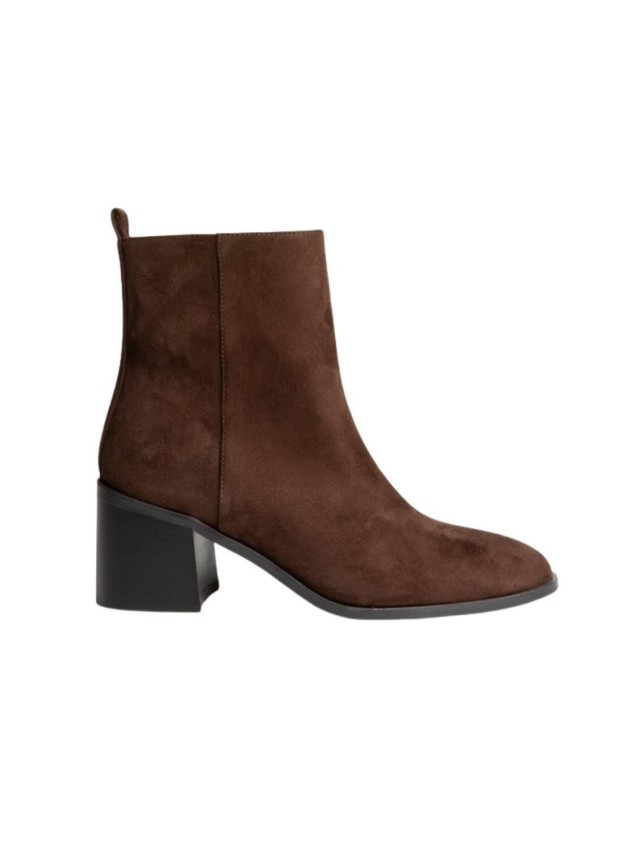 BOTIN TACON CUADRADO CORINA MARRON...