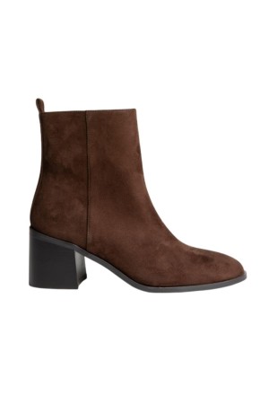 BOTIN TACON CUADRADO CORINA MARRON OSCURO