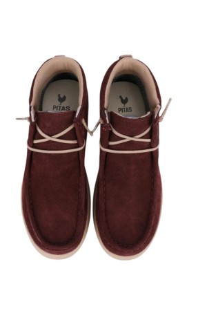 BOTA SEÑORA PITAS BURDEOS