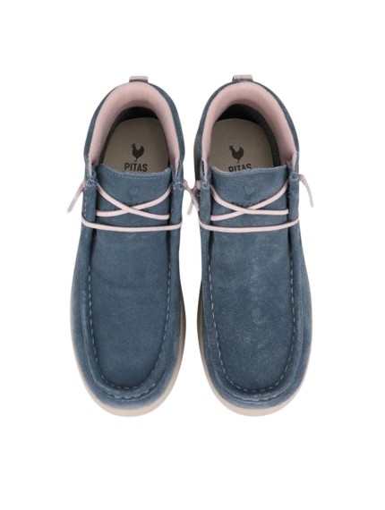 BOTA SEÑORA PITAS AZUL 2