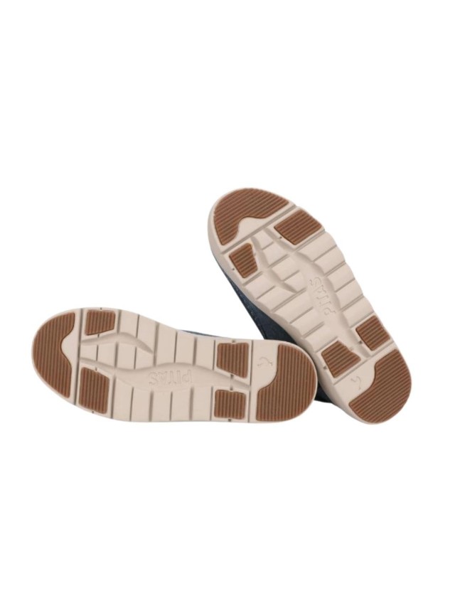 BOTA SEÑORA PITAS AZUL