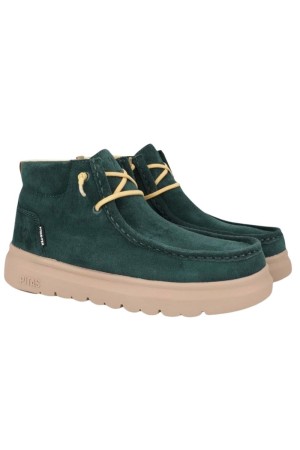 BOTA SEÑORA PITAS VERDE OSCURO
