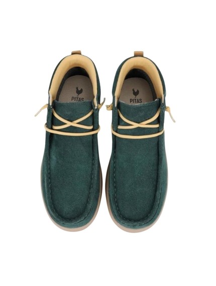 BOTA SEÑORA PITAS VERDE OSCURO 2