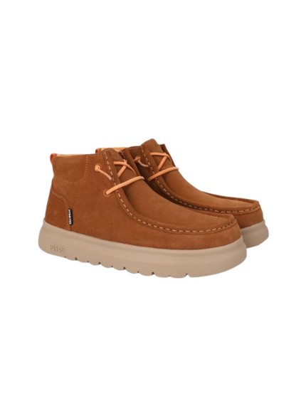 BOTA SEÑORA PITAS MARRRON MEDIO 2