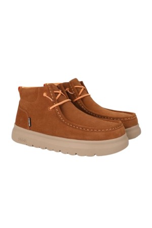 BOTA SEÑORA PITAS MARRRON MEDIO