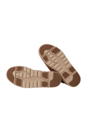BOTA SEÑORA PITAS MARRRON MEDIO