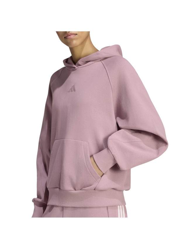 ADIDAS KIT SMALL LOGO HOODIE LILA