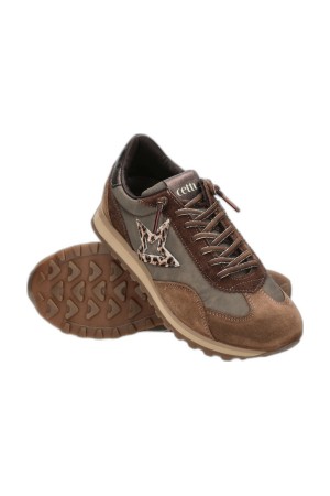 Deportivos Cetti Mujer Capuccino Ante Mesh C-1259-1