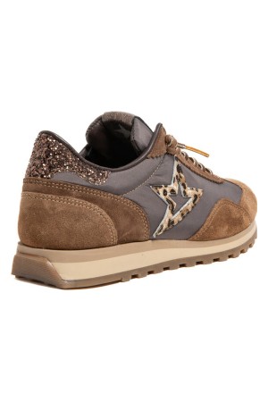 Deportivos Cetti Mujer Capuccino Ante Mesh C-1259-1