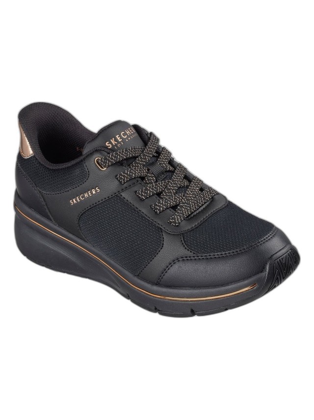 Deportivos Skechers Mujer Negro...