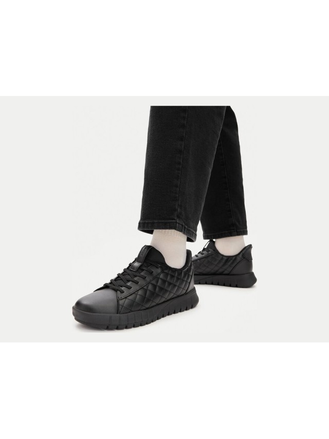 Deportivos Geox Mujer Negro Flextride...